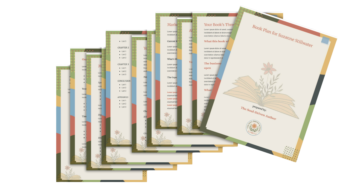 Book Plan Document Mockups